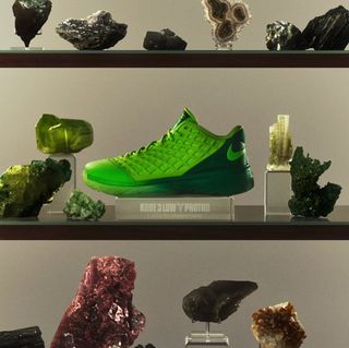 Nike Kobe 3 Low "Electric Green" Protro basketball shoe from Nike Basketball's "Droppin' Gems" Series.