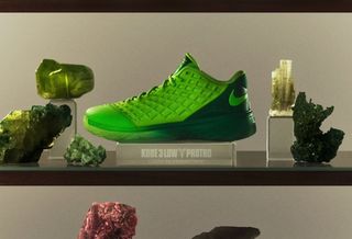 Nike Kobe 3 Low "Electric Green" Protro basketball shoe from Nike Basketball's "Droppin' Gems" Series.