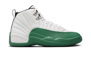 Speculative mock-up of the Air Jordan 12 “Bucks” retro.