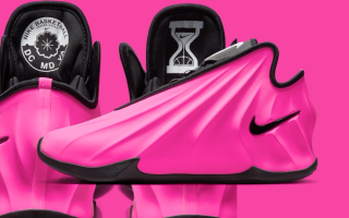 DMV-inspired Nike G.T. Future "Hyper Pink" basketball shoe, part of the brand's "Unseen Hours" collection.