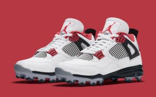 The Air Jordan 4 OG "Fire Red" Returns as a Football Cleat in 2025