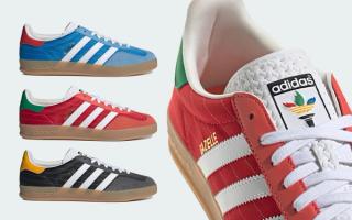 The Adidas Gazelle Indoor "Olympic Pack" Releases July 1st