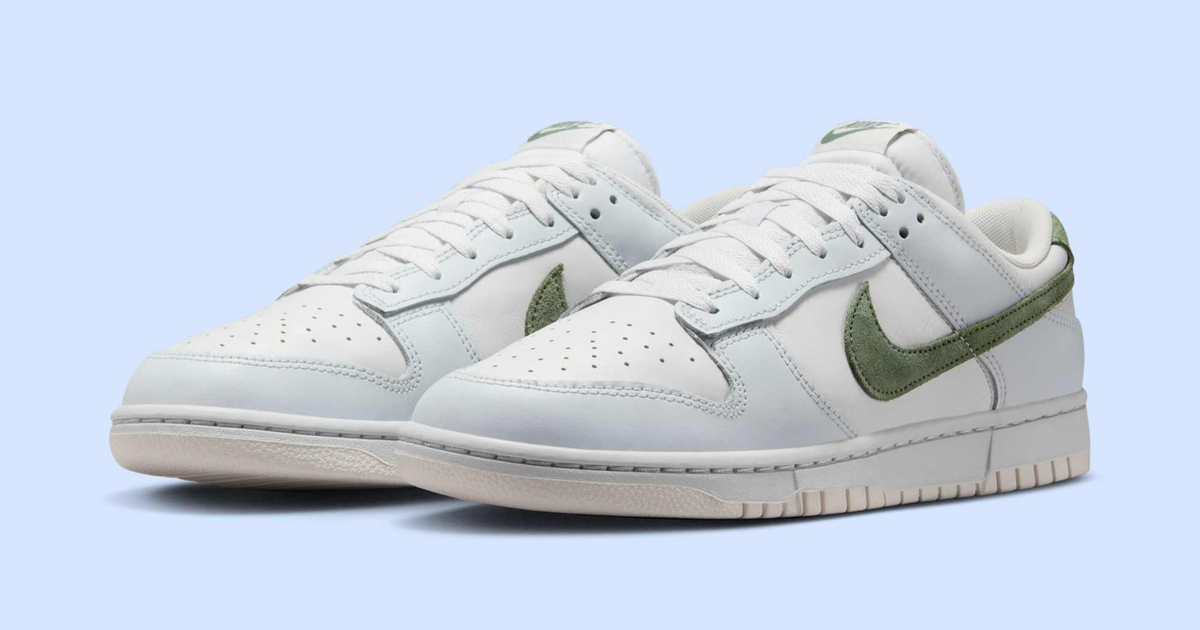 Nike Preps a Fall-Ready Dunk Low in Light Silver and Juniper Green 