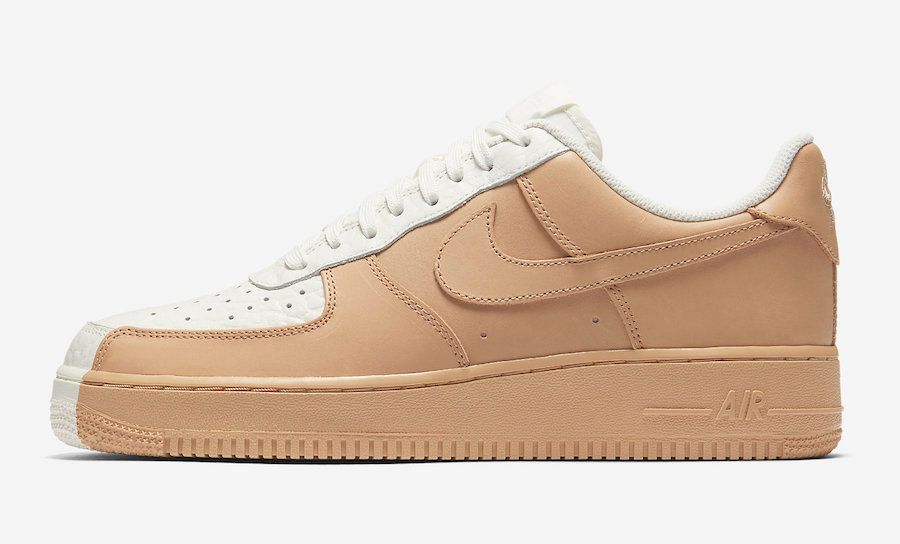 Nike air force 1 low sales split white tan