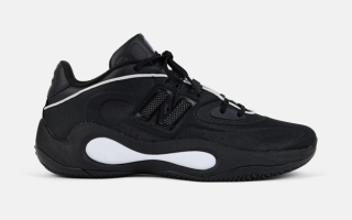 New Balance P400 Low "Black" Basketball Shoe. Photo via New Balance.