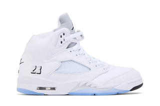 Air Jordan 5 "White Metallic" Returns April 25 With Nike Air Branding
