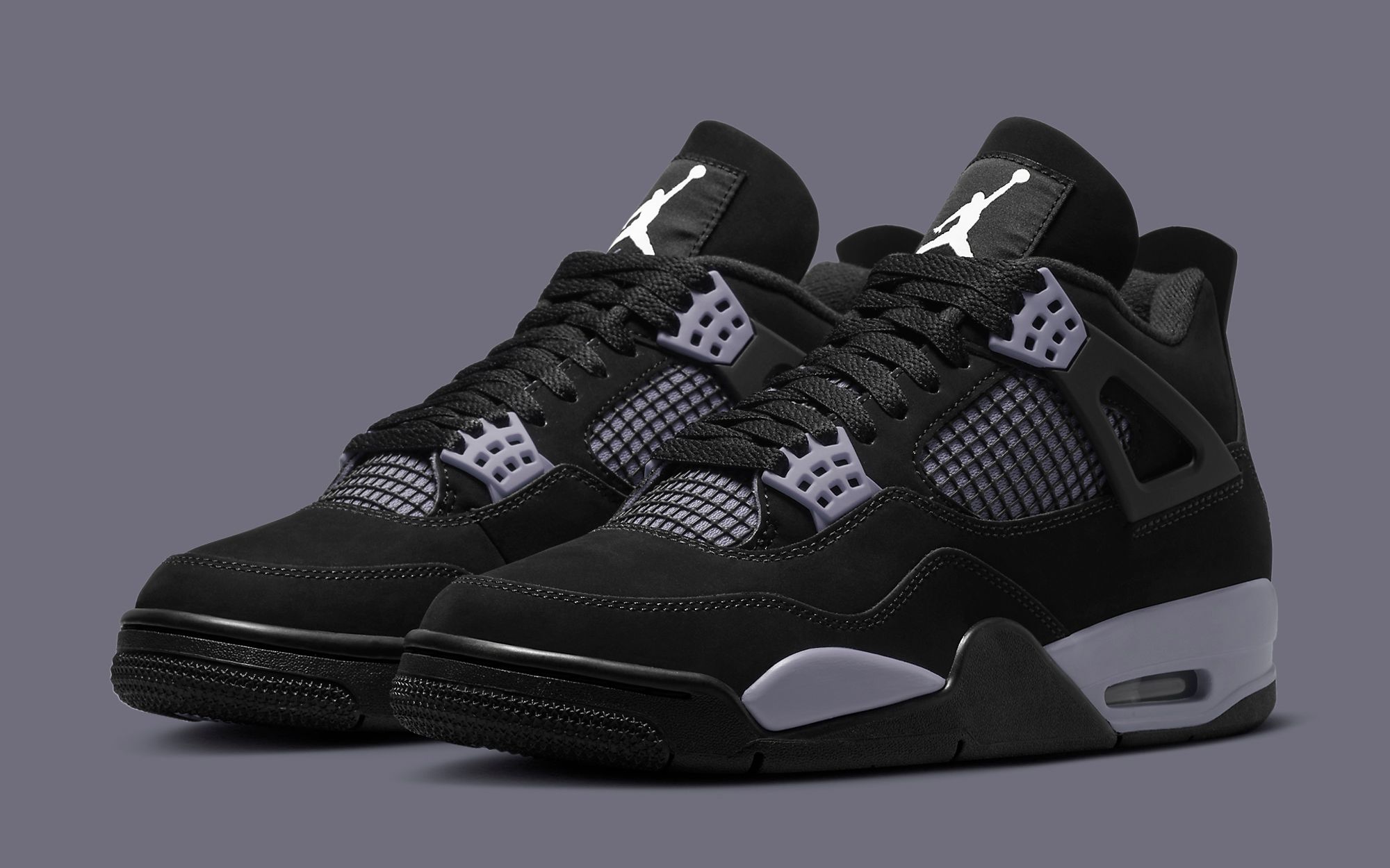 Jordan 4 grey black on sale