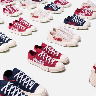 Converse colour-block panelled sneakers