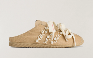 Simone Rocha x adidas Japan Slip-On "Magic Beige" (SKU: KJ5251). Photo via adidas.