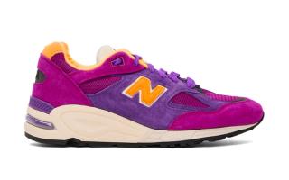 This Pink, Purple and Yellow New Balance 990v2 Just Restocked!