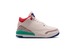 PS Air Jordan 3 Retro “Chalk & Track Red”