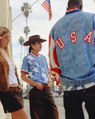 Campaign imagery for the adidas '94 U.S. "Denim" Collection.