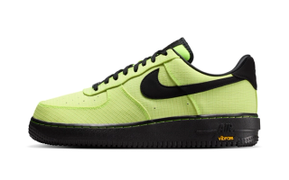 Nike Air Force 1 '07 LX Vibram "Volt/Black" (SKU: IH1943-700).