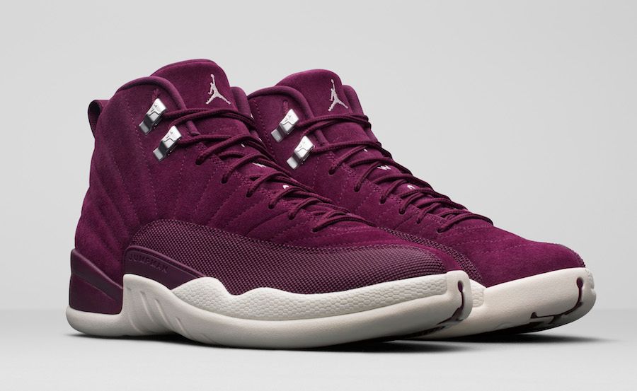 Jordan 12 hot sale velvet maroon