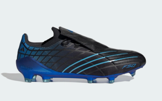 adidas F50 Spider Elite FG "Blue Rush" football boots.