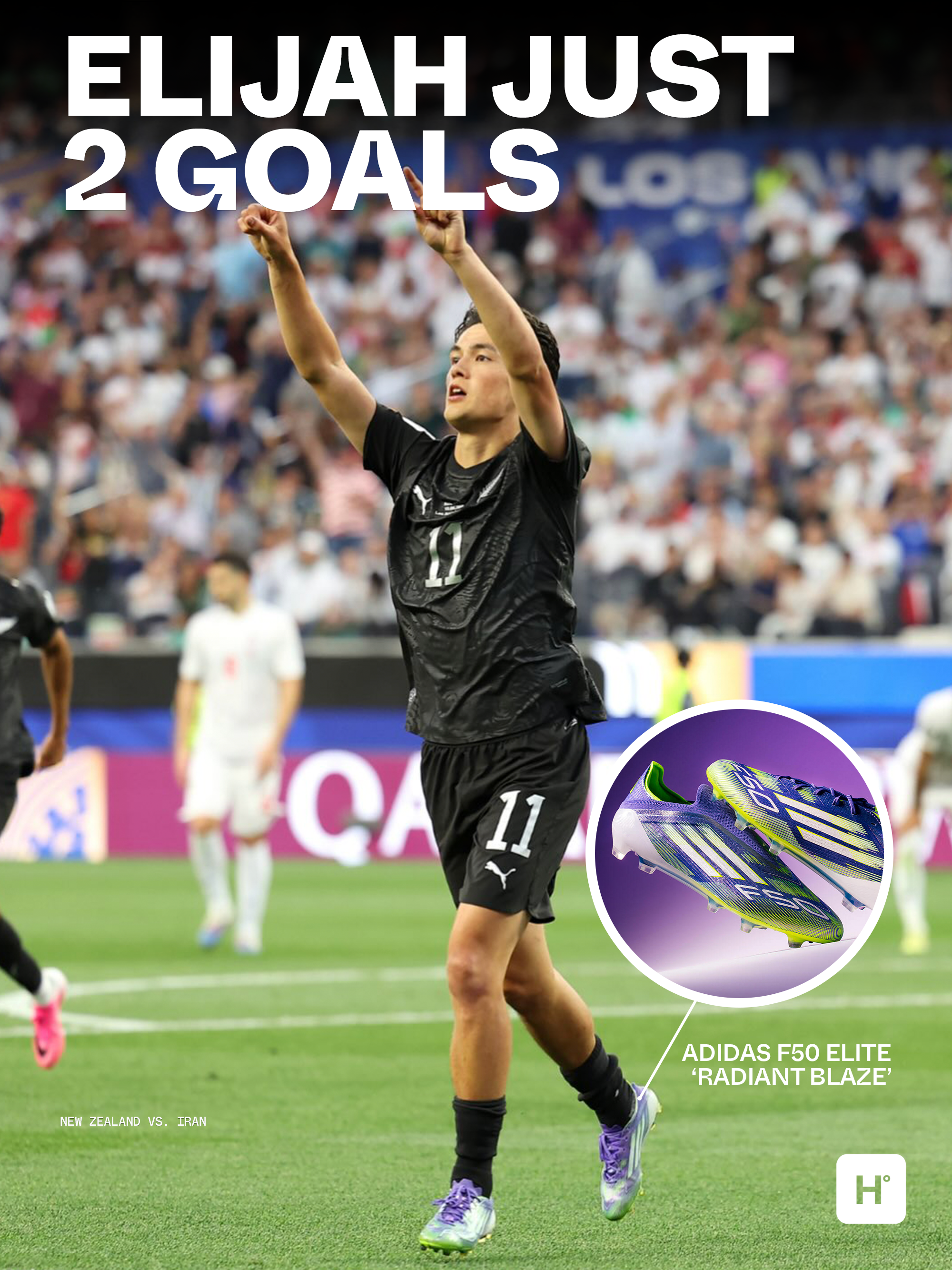 Elijah Just at the 2026 World Cup™. Photo via Oceania Football Confederation/New Zealand All Whites.