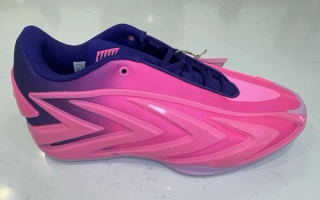 adidas Anthony Edwards 3 "Lucid Pink" basketball sneaker.