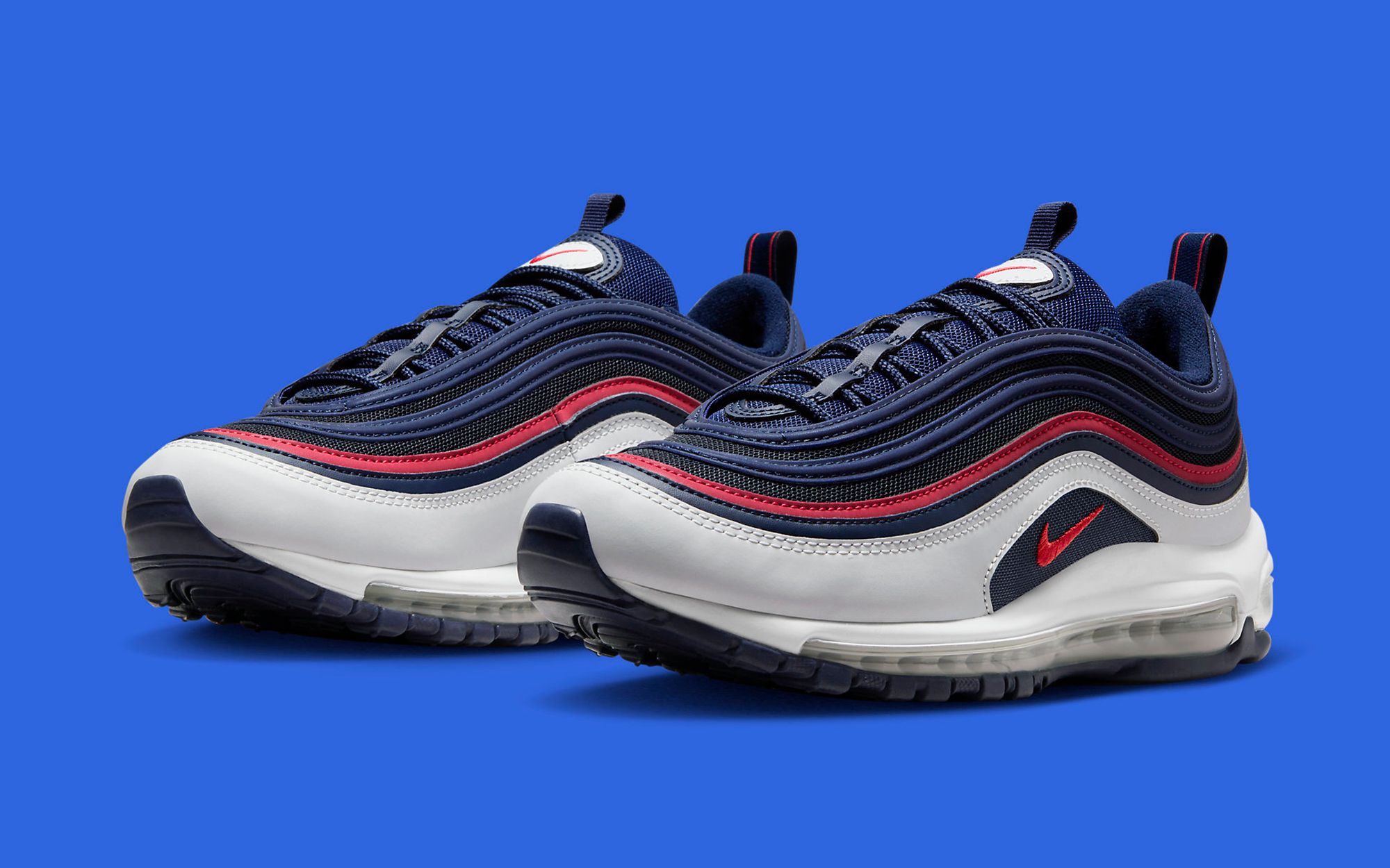 Navy blue and on sale red air max 97