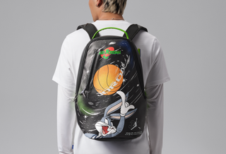 Jordan 6 Rings Space Jam Backpack (26L) celebrating Space Jam's 30th anniversary.