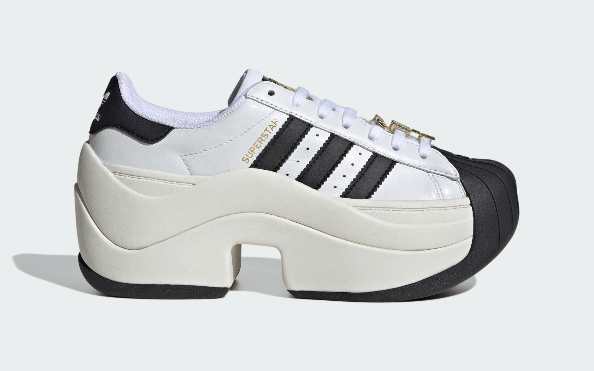 Adidas Thailand Adidas Superstar Platform White Adidas Superstar Unisex  Flip-Flops And Sandals White Size: Nylon