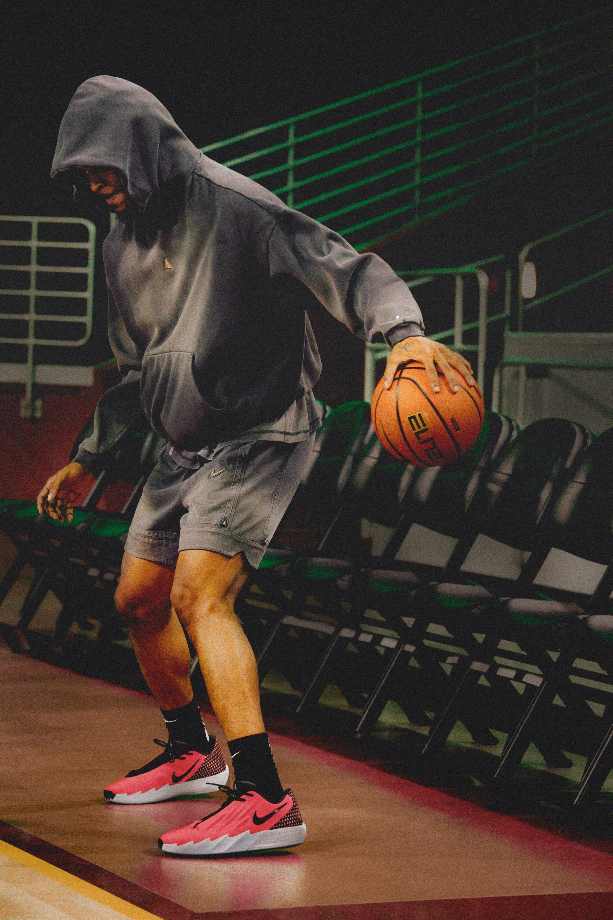Ja Morant wearing his $90, budget-friendly Nike Twelve Time basketball shoe.
