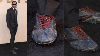 Travis Scott Spotted in Unreleased Nike Moon Shoe Collab at The Odyssey Premiere