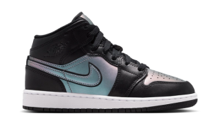 Kids Air Jordan 1 Mid "Iridescent"