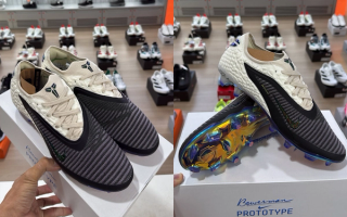 First-Look: Kobe Bryant x Nike Football Phantom 6 Low Elite FG boots.