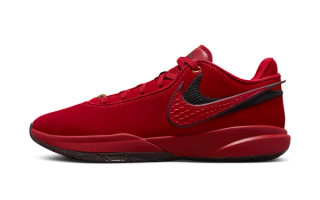  Liverpool-FC x Nike-LeBron-20; SKU: DV1190-600. Photo via Nike.