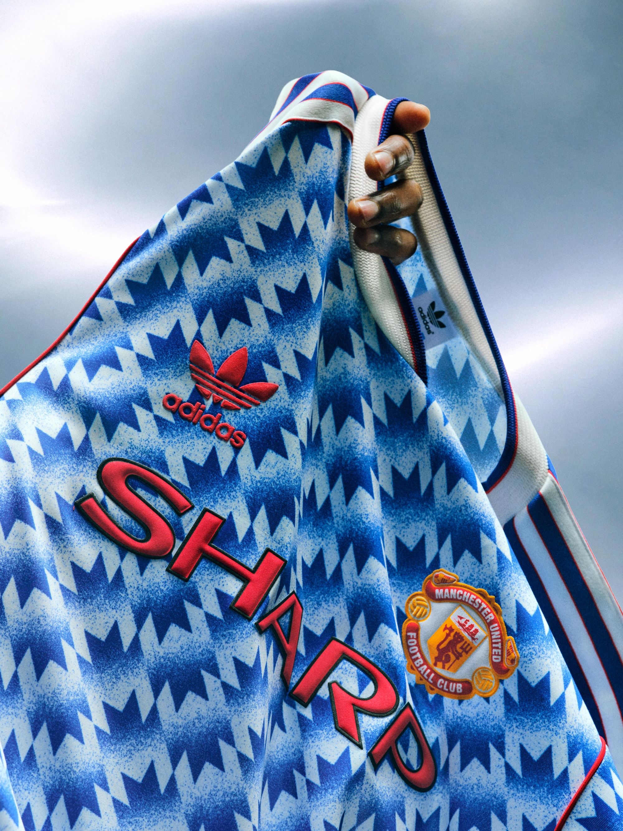 Man United's 1990-92 adidas Away Jersey.