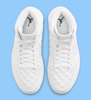 Jordan Give a Little Luxe to the Air Jordan 1 Mid “Triple White Quilted ...