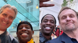 Travis Scott Seen With Nike and adidas CEOs