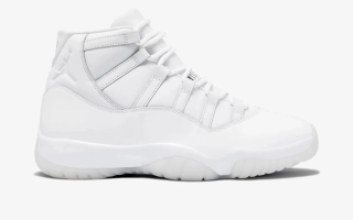 COMME des GARÇONS x Air Jordan 11 "White" sneaker collaboration.