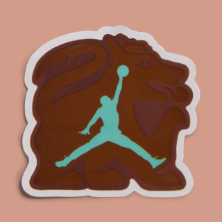 Men's Air Jordan 1 Mid "Día de Muertos" Included Sticker (2026; SKU: IZ4718-283). Photo via Nike.