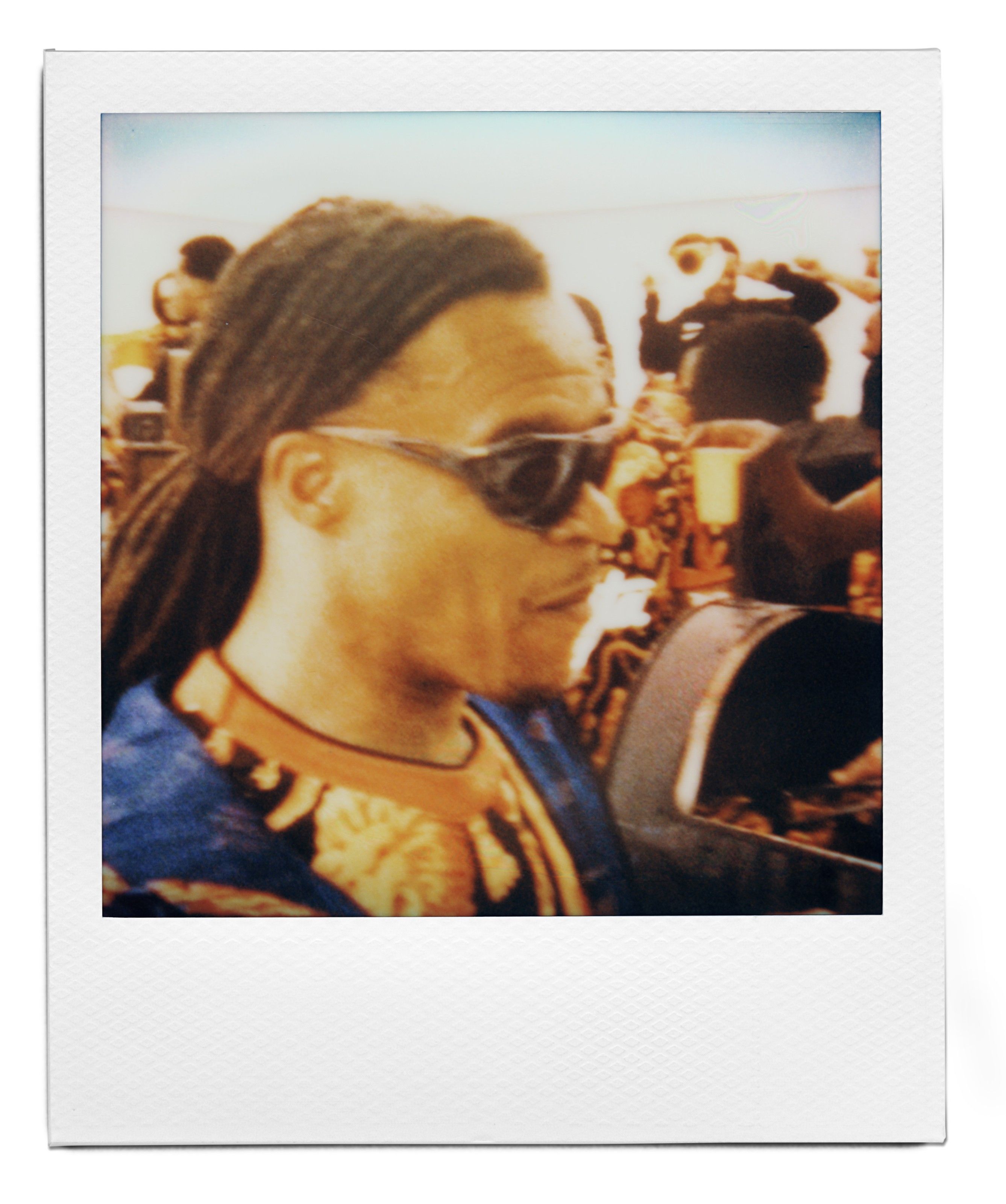 Edgar Davids wearing the Patta x Nike Pre-Match Top for the KNVB. Photo via Nike.