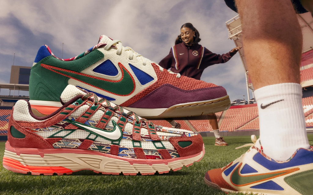 Nike N7 P-6000 summer 2026 football-inspired colorway detail view
