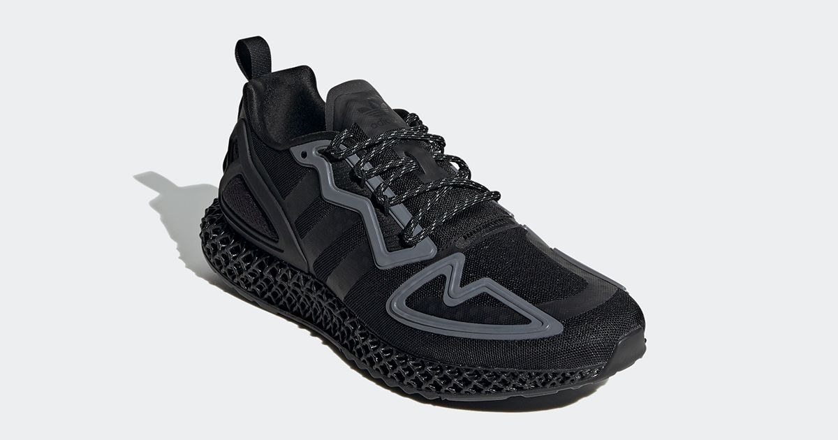 The adidas ZX 2K 4D Appears in Jet Black | House of Heat°