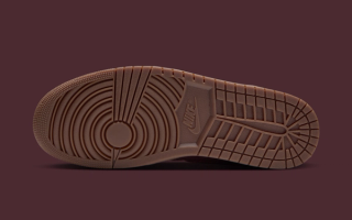 Men's Air Jordan 1 Low "Dark Team Red/Gum Brown" (SKU: IO2047-600). Photo via Nike.