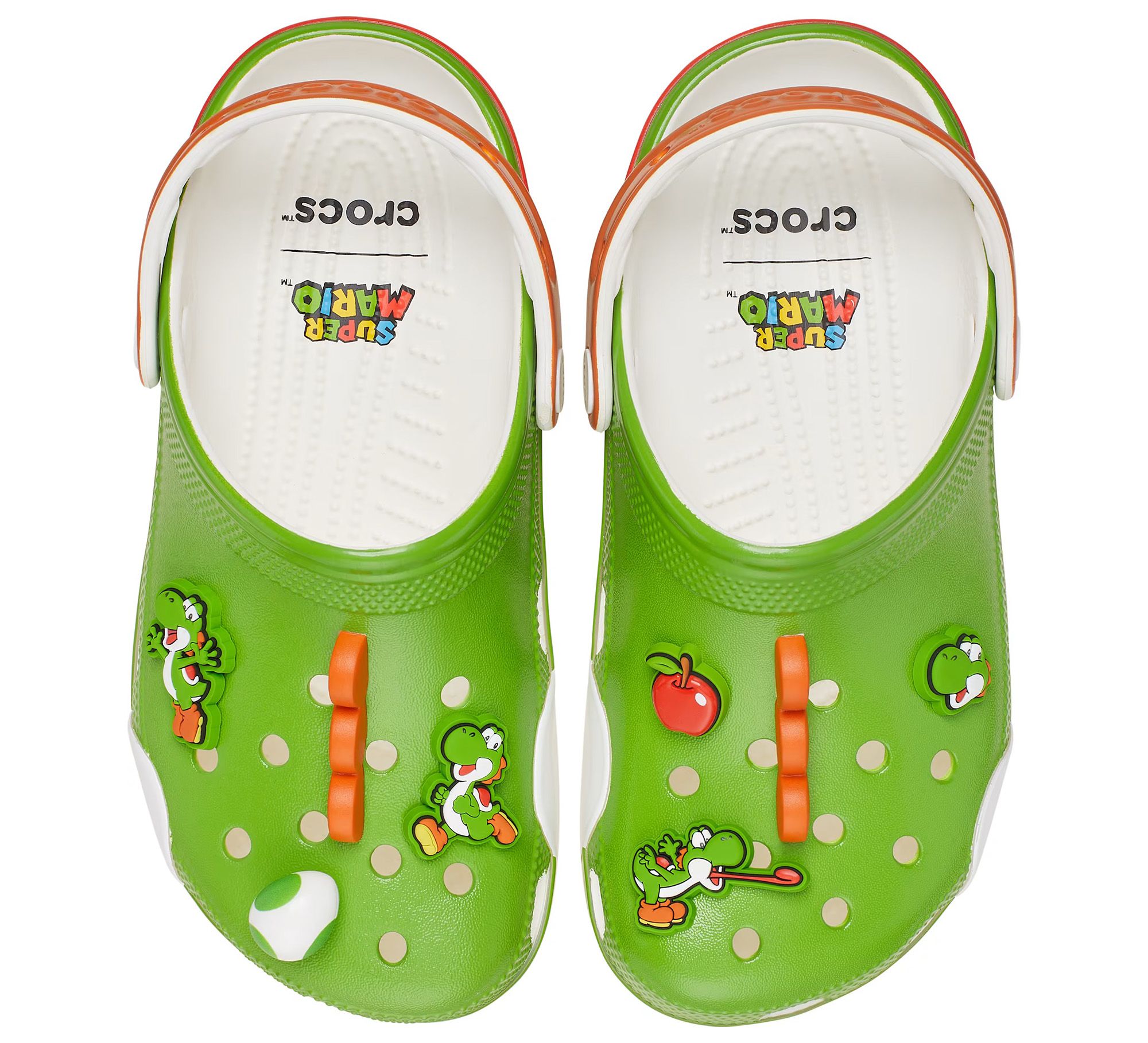 Nintendo's Super Mario Crocs Classic Clog "Yoshi" (SKU: 212136-90H).