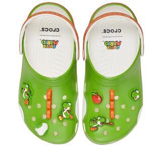 Nintendo's Super Mario Crocs Classic Clog "Yoshi" (SKU: 212136-90H).