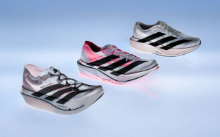 From left: adidas Adizero Adios Pro Evo 3, Adizero Adios Pro 5 & Adizero Evo SL. Photo via adidas.
