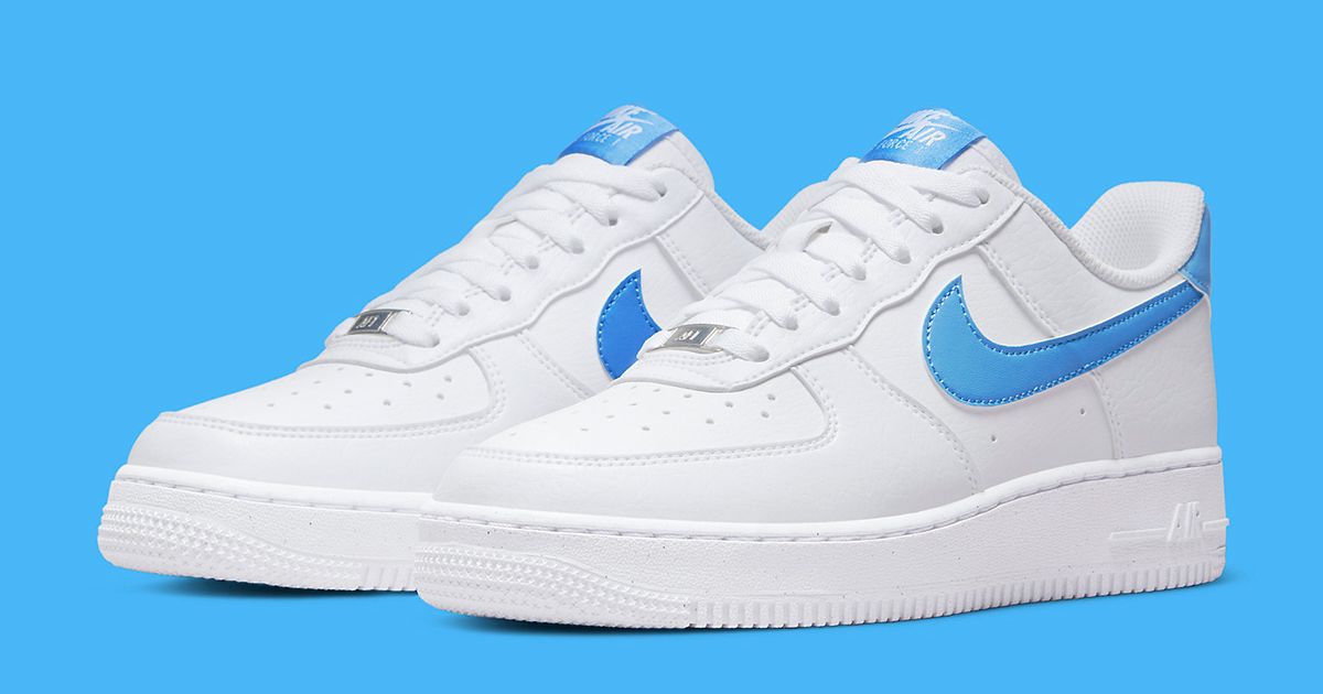 Official Images // Nike Air Force 1 Next Nature “University Blue ...