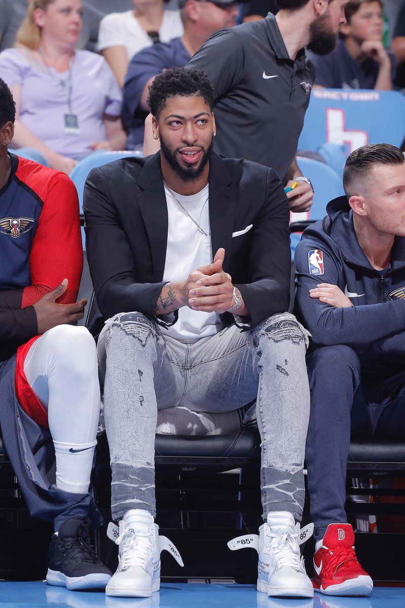 Anthony Davis // OFF-WHITE x Air Jordan 1