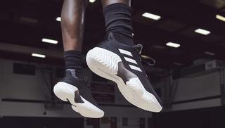 adidas pro bounce low black white