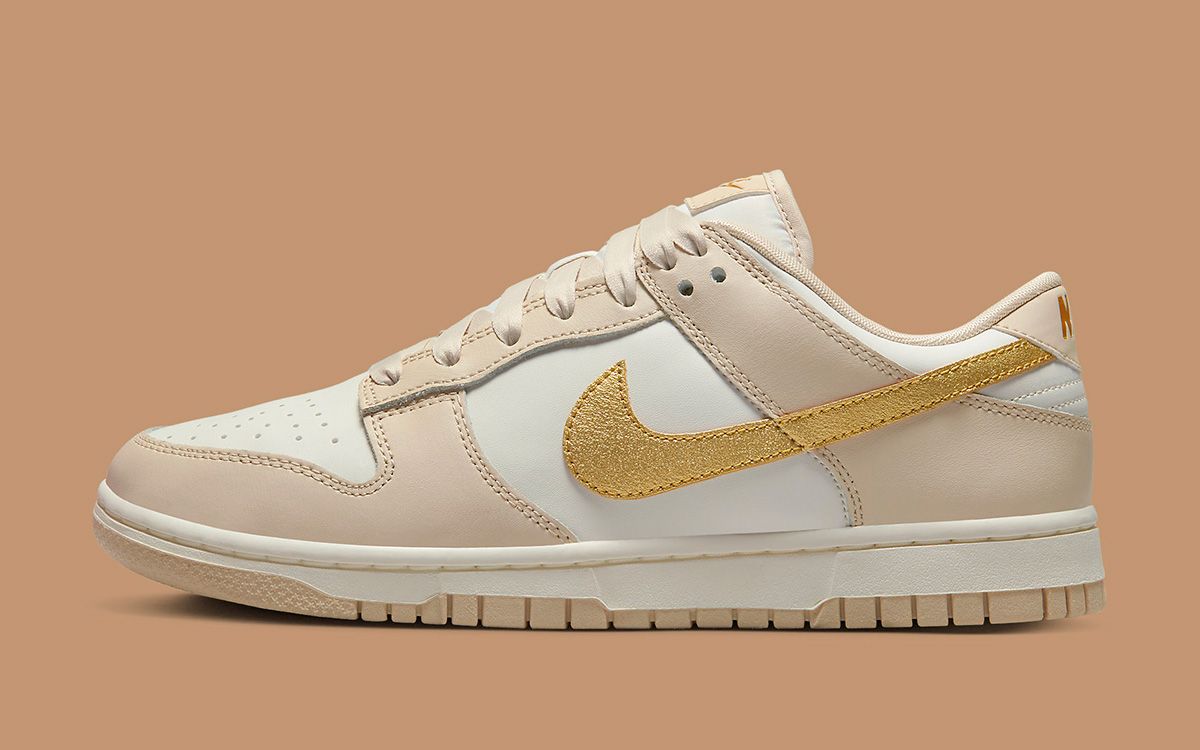 New Looks // Nike Dunk Low “Gold Swoosh” | House of Heat°