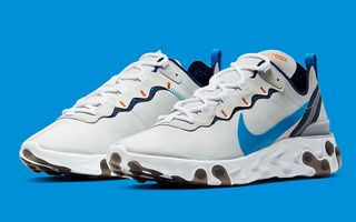 The Nike React Element 55 Returns in “Clear Blue”