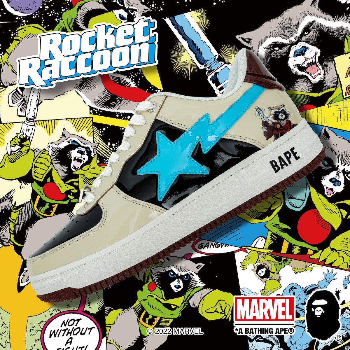 8.5 BAPE STA MARVEL ROCKET RACCOON - tsm.ac.in