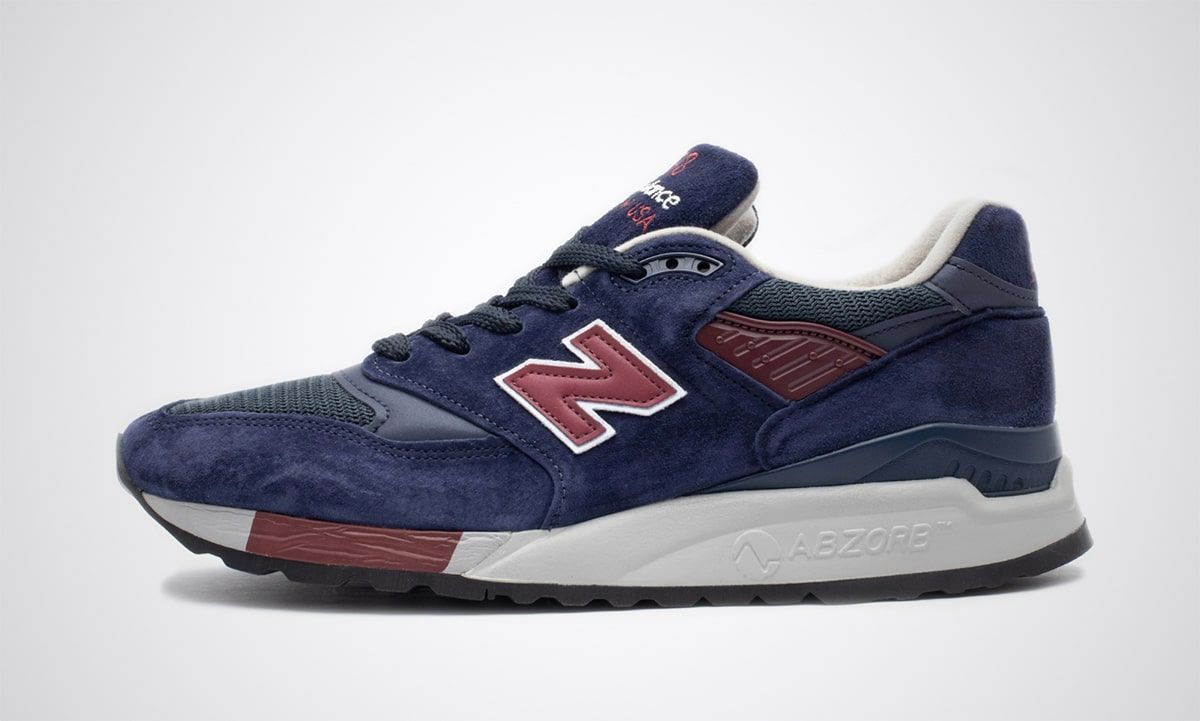 New balance clearance 998 navy burgundy