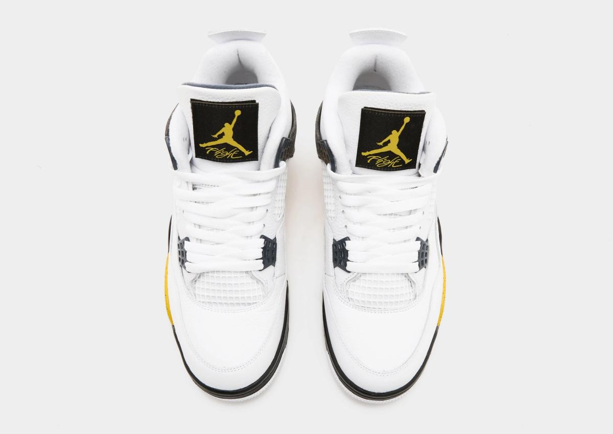 Air Jordan 4 Tour Yellow 2026 język naszywka Rare Air Velcro