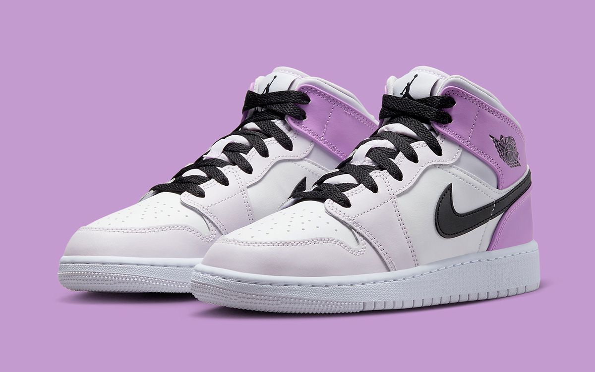 The Air Jordan 1 Mid “Barely Grape” is Coming Soon for Kids